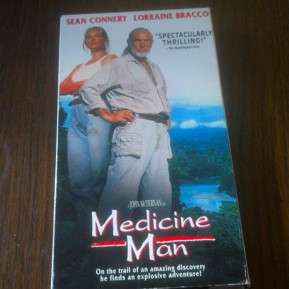 Medicine Man Sean Connery VHS